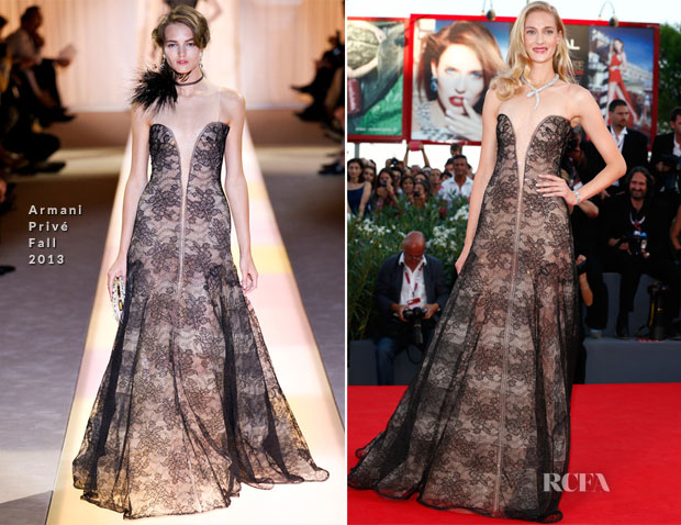 Eva Riccobono In Armani Privé - 2013 Venice Film Festival Closing Ceremony