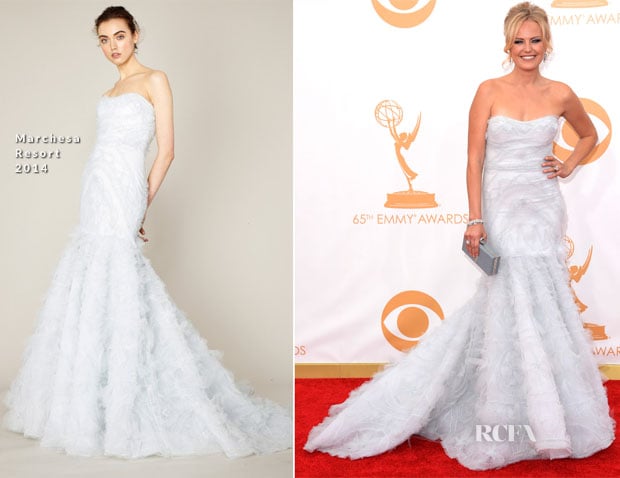 Malin Akerman In Marchesa - 2013 Emmy Awards