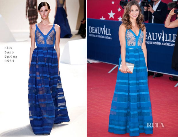 Melanie Bernier In Elie Saab - ‘Snowpierce’ Premiere and Deauville American Film Festival Closing Ceremony