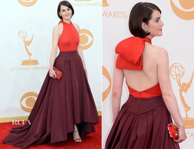 Michelle Dockery In Prada - 2013 Emmy Awards
