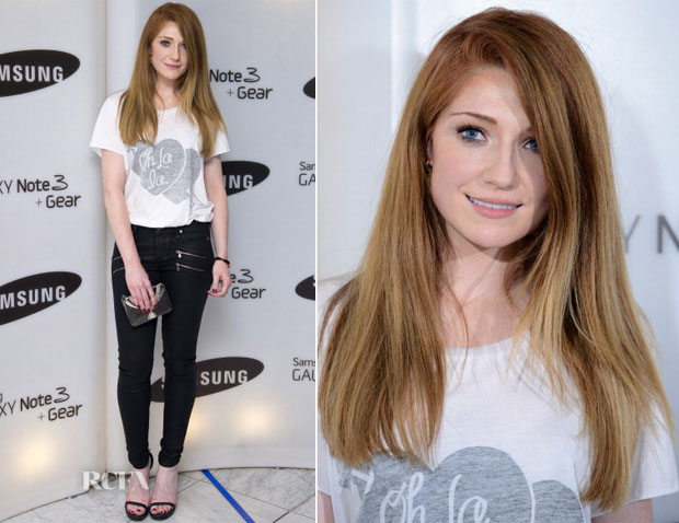 Nicola Roberts In Zoe Karssen & Paige Denim - Samsung's Galaxy Gear and Galaxy Note 3 Launch