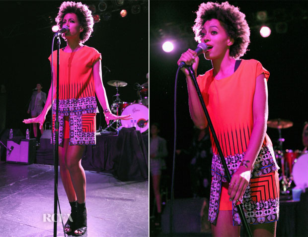 Solange Knowles In Etro  – 2013 Budweiser Made In America Festival
