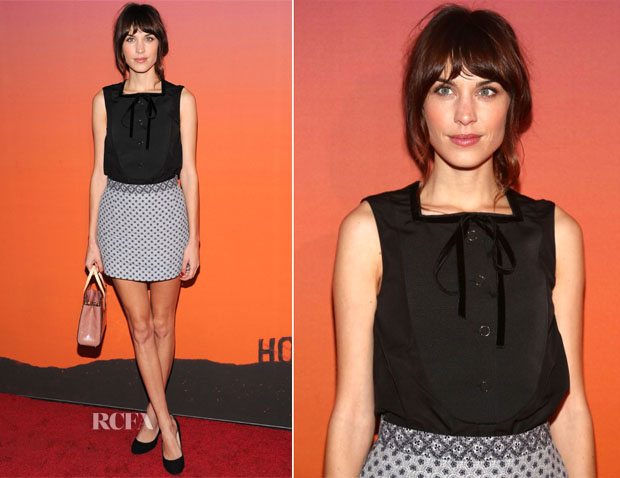 Alexa Chung In Louis Vuitton - 2013 Whitney Gala