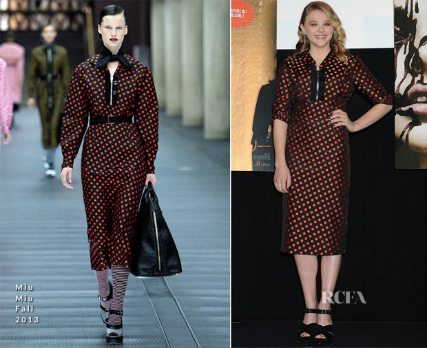 Chloe Moretz In Miu Miu - 'Carrie' Tokyo Stage Greeting