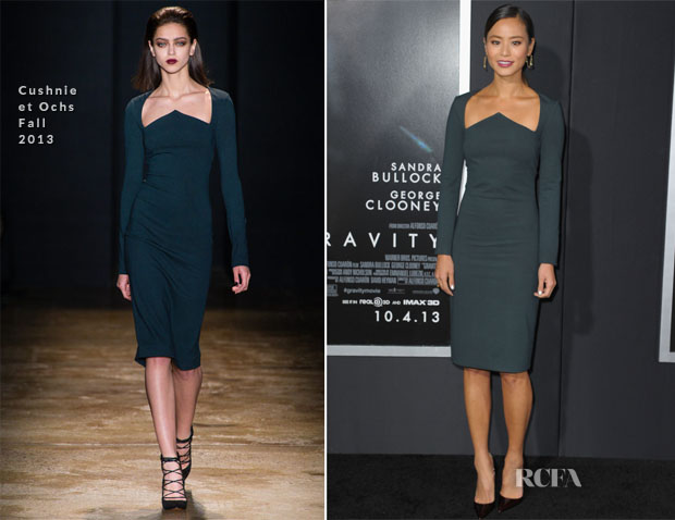 Jamie Chung In Cushnie et Ochs - ‘Gravity’ New York Premiere