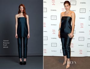 Lake Bell In Jenni Kayne - 2013 'Take Home A Nude' Benefit Art Auction