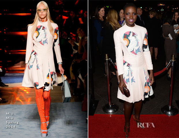 Lupita Nyong'o In Miu Miu - '12 Years A Slave' LA Premiere