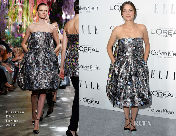 Marion Cotillard In Christian Dior - ELLE’s 20th Annual Women In Hollywood Celebration