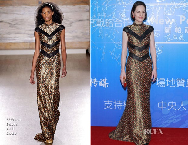 Michelle Dockery In L'Wren Scott