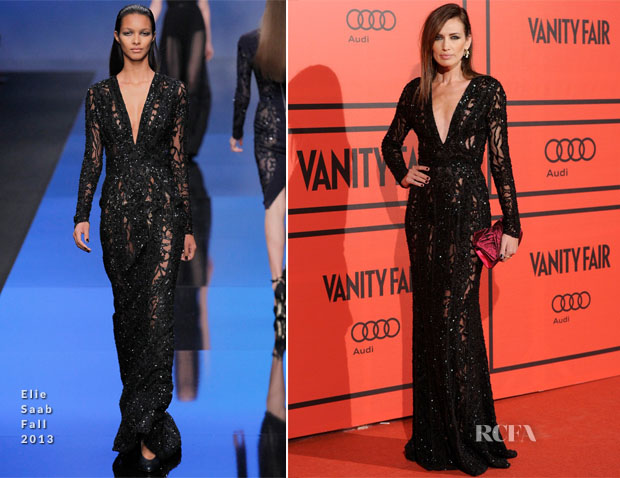 Nieves Alvarez In Elie Saab - Vanity Fair's 5th Anniversary Party