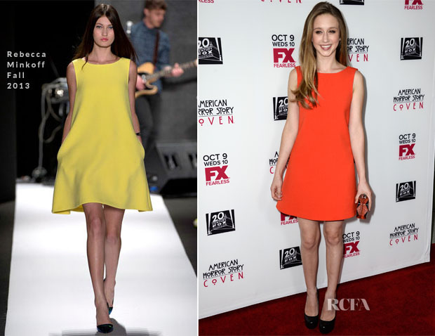 Taissa Farmiga In Rebecca Minkoff - ‘American Horror Story Coven’ LA Premiere