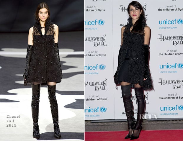 Caroline Sieber In Chanel - The UNICEF Halloween Ball