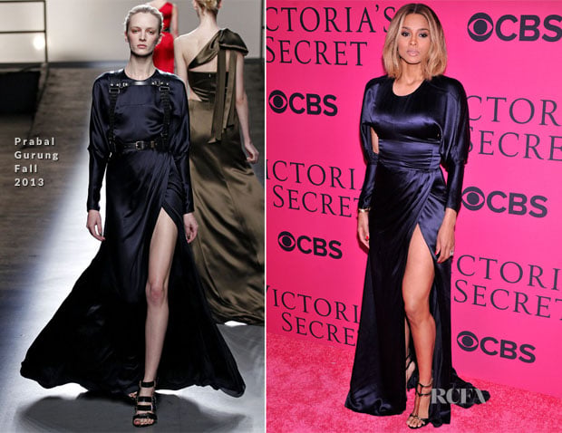 Ciara In Prabal Gurung - 2013 Victoria's Secret Fashion Show