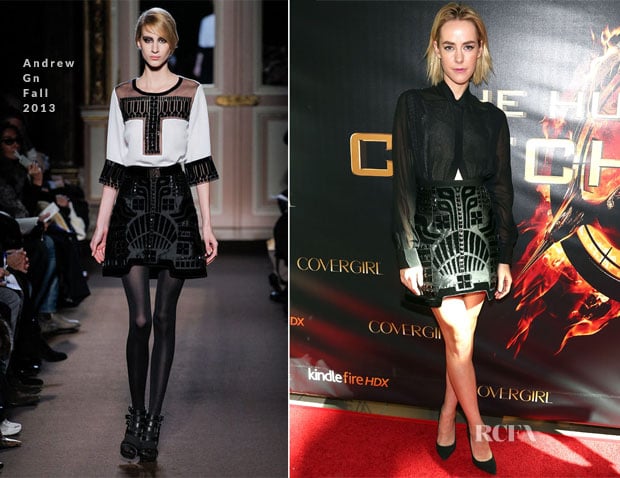 Jena Malone In Andrew Gn - ‘The Hunger Games Catching Fire’ Victory Mall Tour
