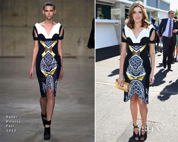 Kate Waterhouse In Peter Pilotto - Melbourne Cup Day