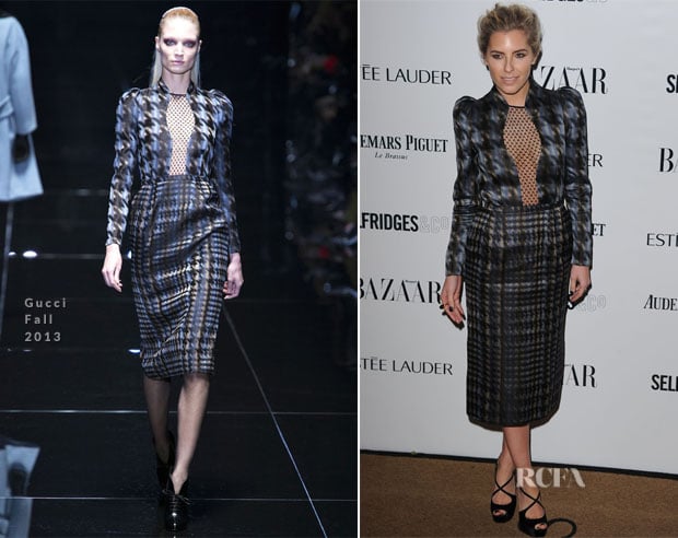 Mollie King In Gucci - Harper’s Bazaar Woman Of The Year Awards 2013