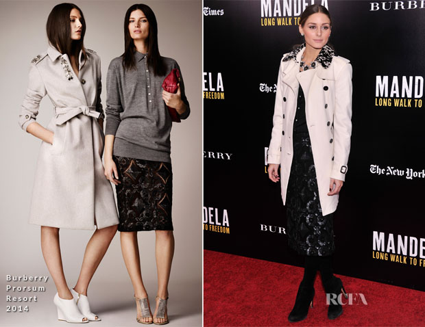 Olivia Palermo In Burberry Prorsum - ‘Mandela Long Walk To Freedom’ Special New York Screening