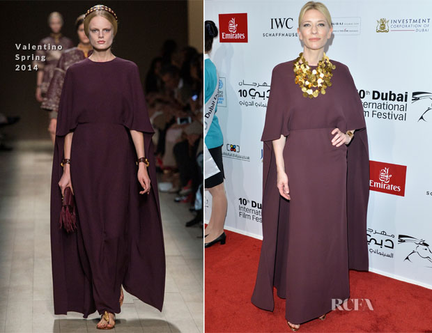 Cate Blanchett In Valentino - 2013 Dubai International Film Festival Opening Night Gala