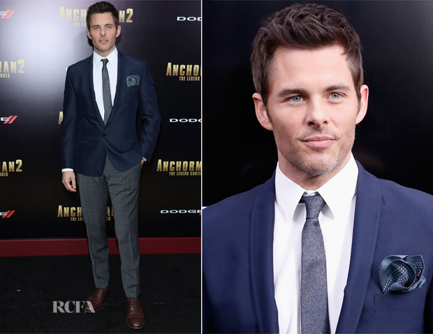 James Marsden In Dolce & Gabbana - ‘Anchorman 2 The Legend Continues’ New York Premiere