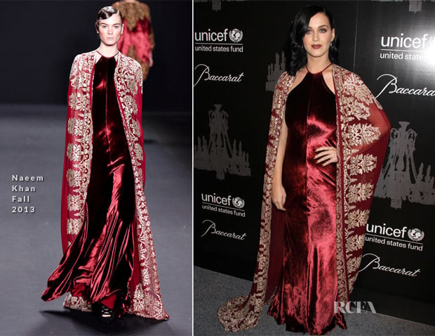 Katy Perry In Naeem Khan - 9th Annual UNICEF Snowflake Ball
