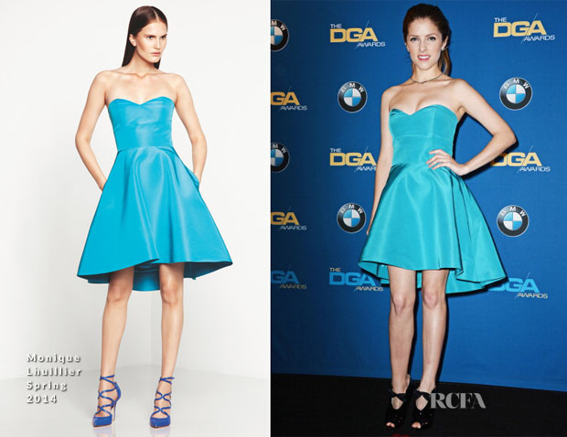 Anna Kendrick In Monique Lhuillier - 2014 Directors Guild Of America Awards