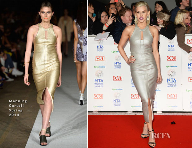 Ashley Roberts In Manning Cartell - National Television Awards