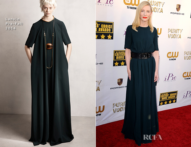 Cate Blanchett In Lanvin - 2014 Critics' Choice Movie Awards