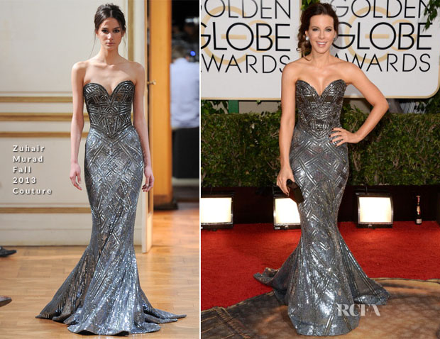 Kate Beckinsale In Zuhair Muard Couture - 2014 Golden Globe Awards