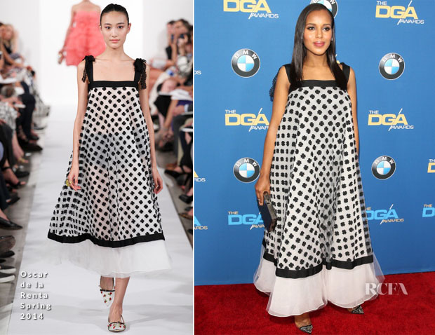 Kerry Washington In Oscar de la Renta - 2014 Directors Guild Of America Awards