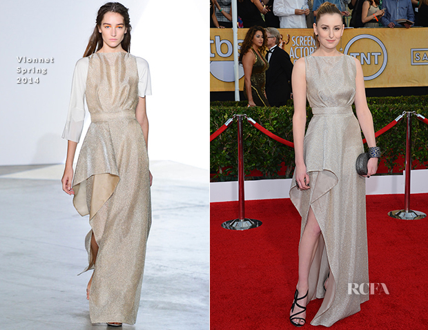 Laura Carmichael In Vionnet - 2014 SAG Awards