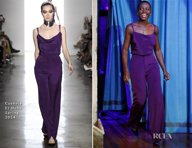 Lupita Nyong'o In Cushnie Et Ochs - Late Night with Jimmy Fallon