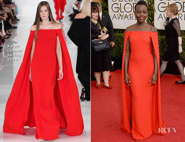 Lupita Nyong’o In Ralph Lauren - 2014 Golden Globe Awards