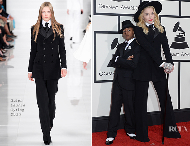 Madonna In Ralph Lauren - 2014 Grammy Awards