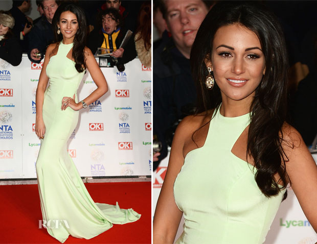 Michelle Keegan In Philip Armstrong Atelier - National Television Awards 2014