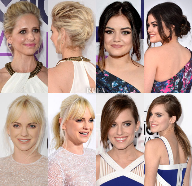 Red Carpet Trends People’s Choice Awards Effortless Updo’s