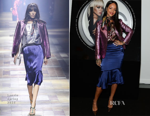 Rihanna In Lanvin - MAC Cosmetics Launches Viva Glam Rihanna