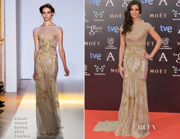 Clara Lago In Zuhair Murad Couture - Goya Cinema Awards 2014