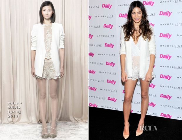 Jenna Dewan-Tatum In Alice + Olivia - Maybelline New York and The Daily Front Row Fashion & Hollywood Luncheon