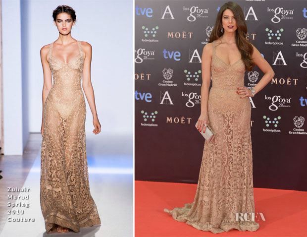 Juana Acosta In Zuhair Murad Couture - Goya Cinema Awards 2014