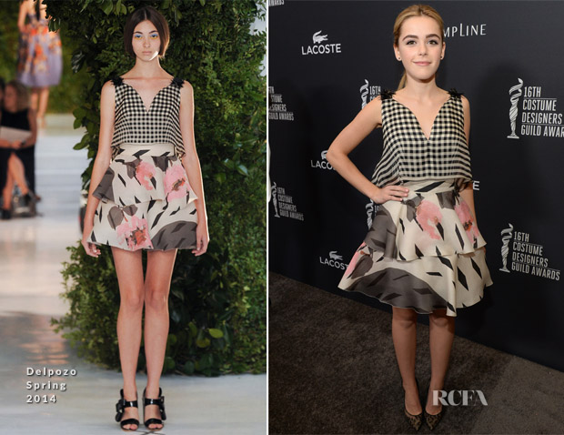 Kiernan Shipka In Delpozo - 16th Annual Costume Designers Guild Awards