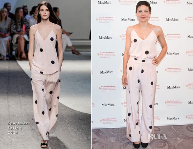 Maggie Gyllenhaal In Sportmax S14 – 4th Annual Plates for Pediatrics Dinner
