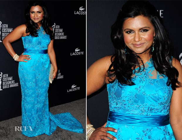 Mindy Kaling In Salvador Perez -  16th Annual Costume Designers Guild Awards