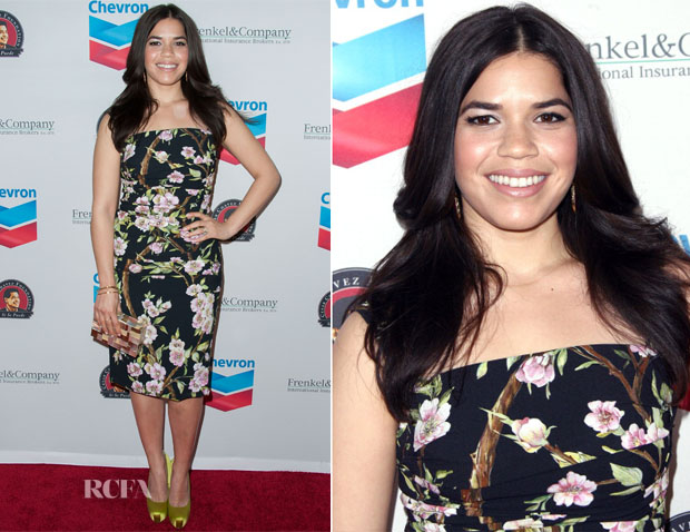 America Ferrera In Dolce & Gabbana - The Cesar Chavez Foundation's 2014 Legacy Awards Dinner