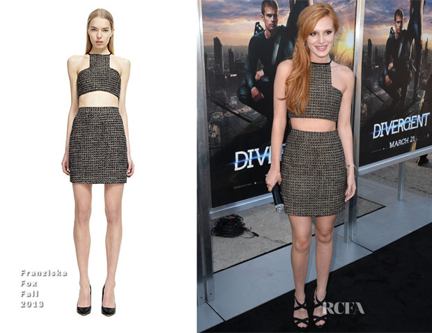 Bella Thorne In Franziska Fox - 'Divergent' LA Premiere