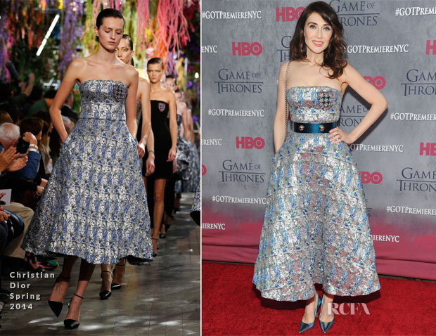 Carice van Houten In Christian Dior - ‘Game Of Thrones’ Season 4 New York Premiere