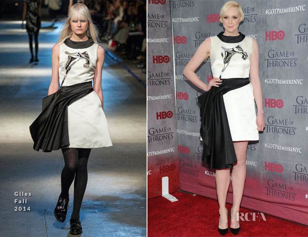 Gwendoline Christie In Giles - ‘Game Of Thrones’ Season 4 New York Premiere