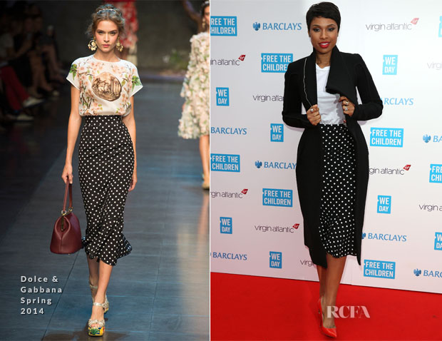 Jennifer Hudson In Dolce & Gabbana S14 – ‘We Day UK’