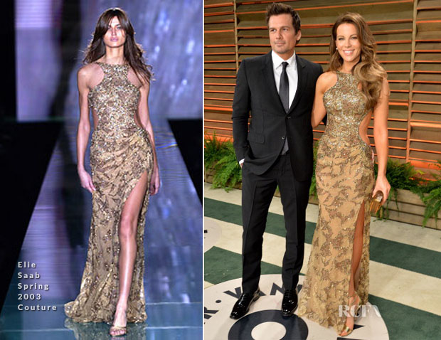 Kate Beckinsale In Elie Saab Couture - Vanity Fair Oscar Party 2014