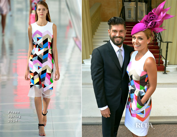 Katherine Jenkins In Preen - Investitures Ceremony at Buckingham Palace