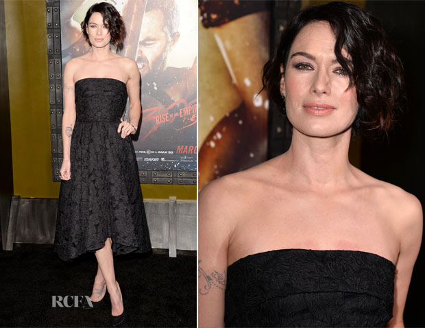 Lena Headey In Dolce & Gabbana - ’300 Rise Of An Empire’ LA Premiere